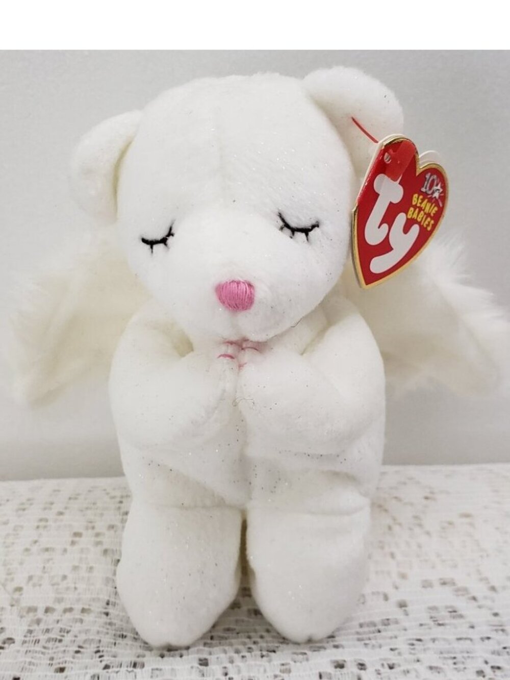 Vintage 2003 Ty Beanie Babies 'Blessed' Bear NWT